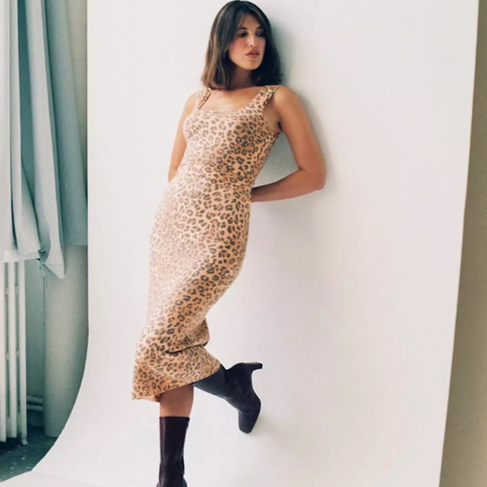 Rouje Leopard Tank and Skirt Set